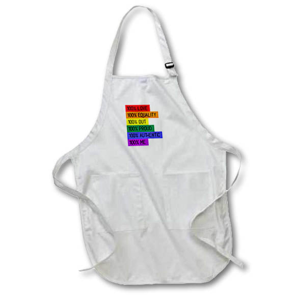 image of Medium Length Apron with Pouch Pockets 22w x 24l