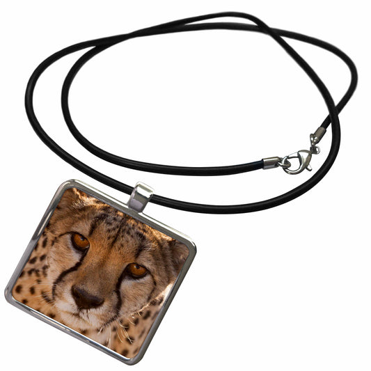 image of Necklace With Rectangle Pendant