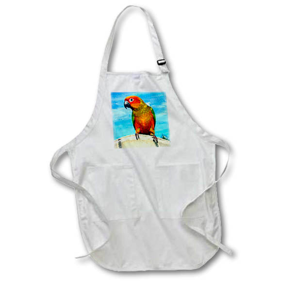 image of Medium Length Apron with Pouch Pockets 22w x 24l