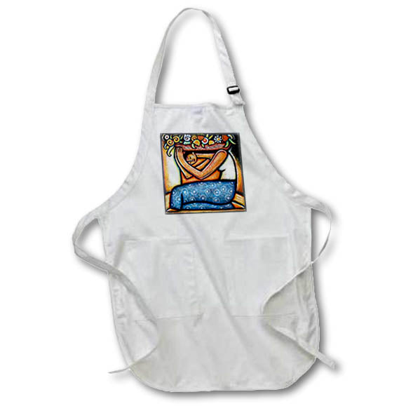 image of Full Length Apron with Pockets 22w x 30l