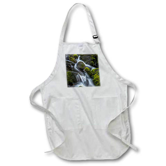 Apron - Washington State, Olympic N.P. Cedar Creek scenic . Waterfalls