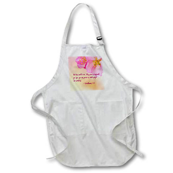 Apron - Bible - He has said to me, My grace is sufficient for you... Alexis Design - Religion Bible Verses