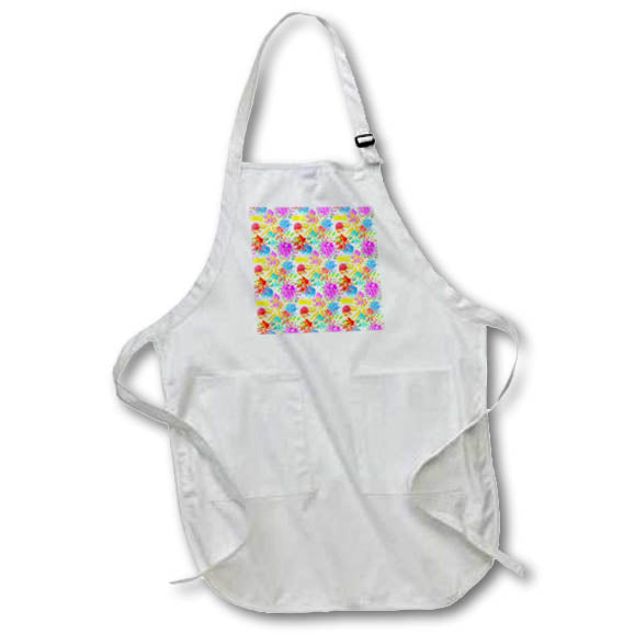 Apron - Abstract pattern of fireworks of a variety of warm colors Alexis Design - Pattern Abstract