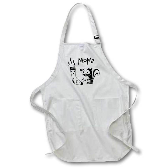 Apron - Funny Skunk thinks Smelly sock is Mother Satire Funny