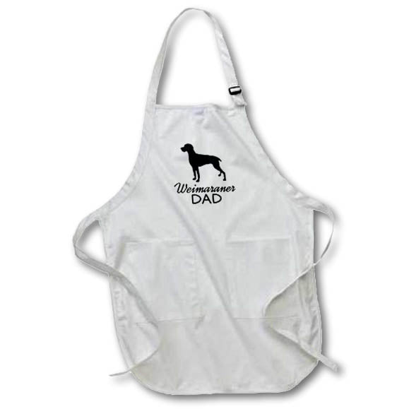 Apron - Weimaraner Dog Dad Designs Dogs