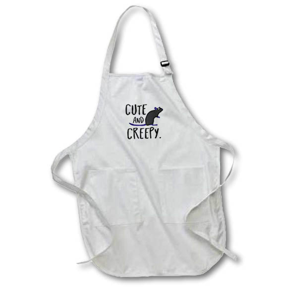 Apron - Cute and Creepy Designs Text Art