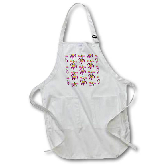 Apron - A honu sea turtle and Aloha Hawaii pattern. Creative Studios – Hawaii Islands Aloha