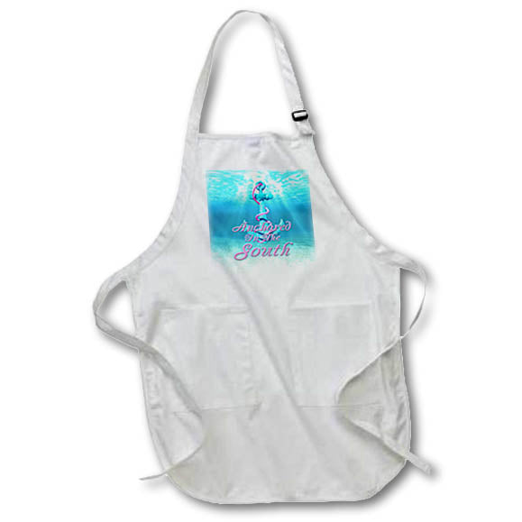 Apron - Coastal blue and pink Anchor In The South sailing gift. Creative Studios – Nautical Sailing