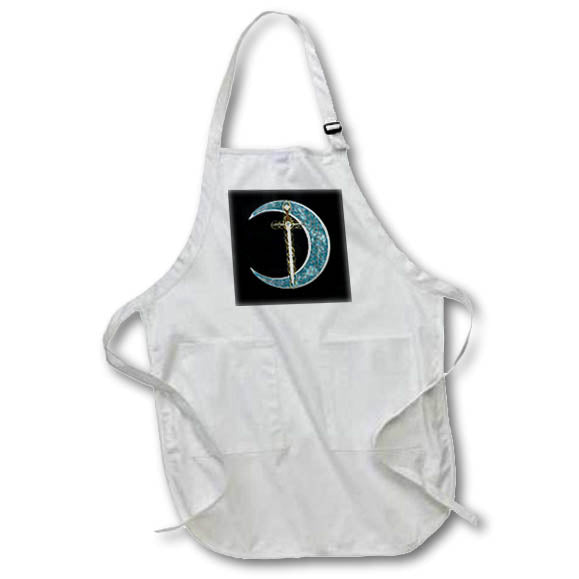 Apron - Celtic Moon and Sword fantasy art. Creative Studios – Fantasy