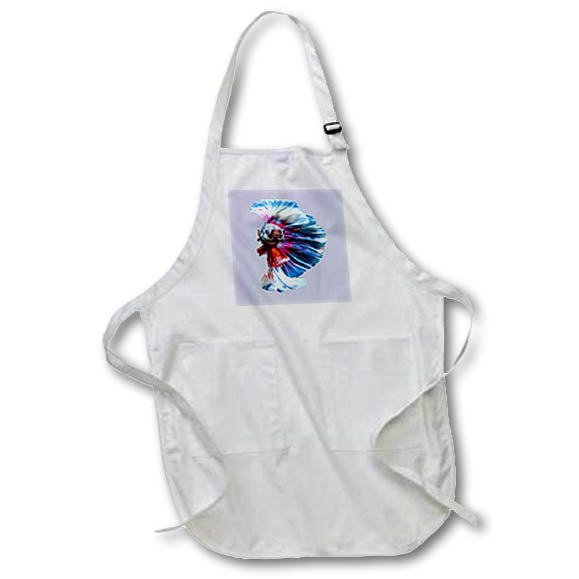 Apron - Magnificent Betta Splendens Aquarium Fish Vector - Betta Spendens Fish