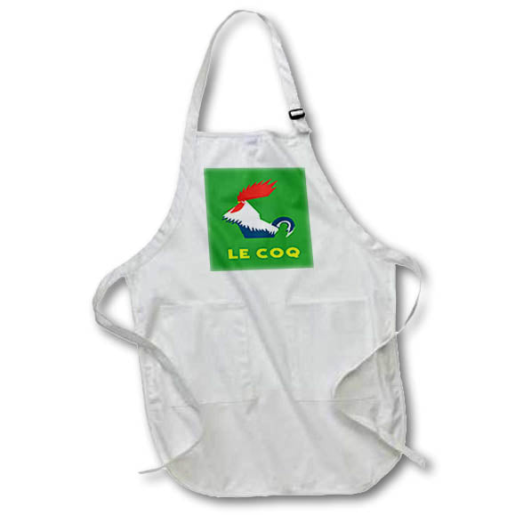 Apron - Le Coq Vector Art In Bold Bright Colors Vector Art - Cockerel