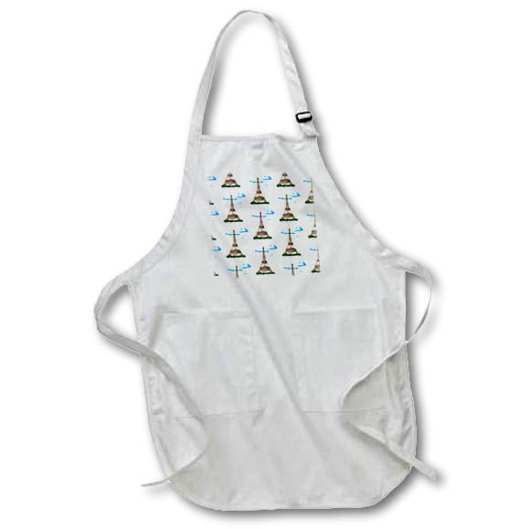 Apron - Eiffel Tower in Paris France pattern. Creative Studios – Paris France