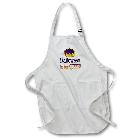 Apron - Image of Words Halloween Is For Queens – Halloween