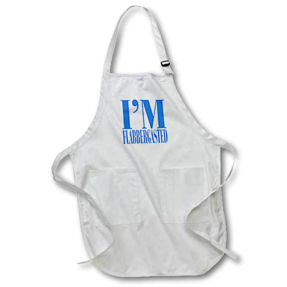 Apron - Image of Words Im Flabbergasted – Humorous Sayings