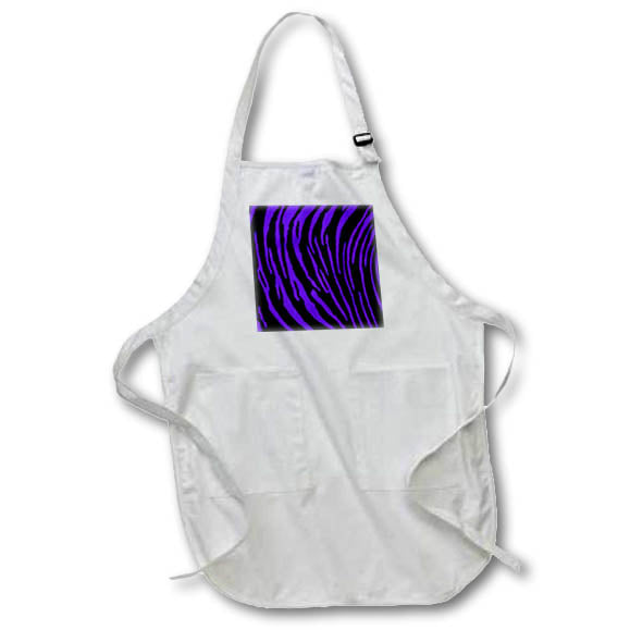 Apron - An awesome blue and black tiger design Design - Blue Tiger Stripes