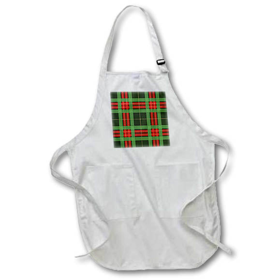 Apron - Christmas Plaid Abstract