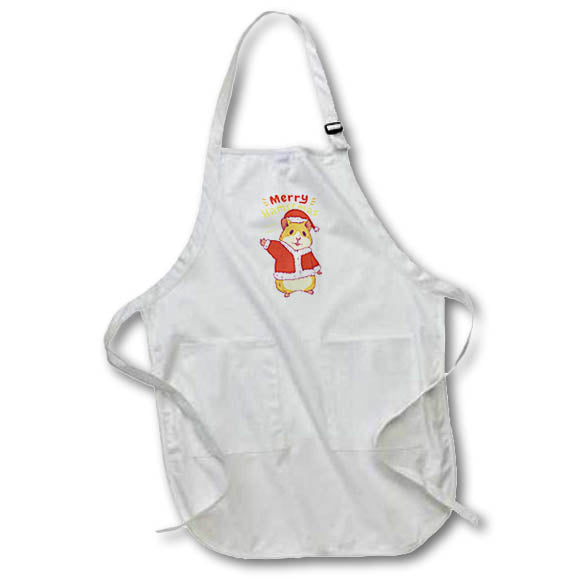 Apron - Adorable Christmas Hamster Christmas