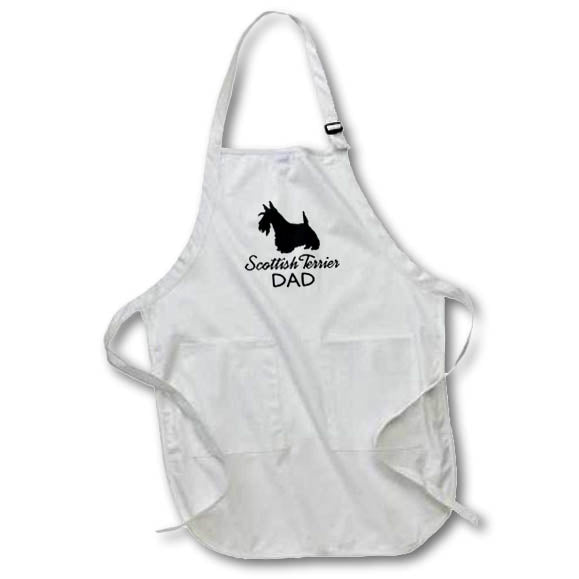 Apron - Scottish Terrier Dog Dad Designs Dogs