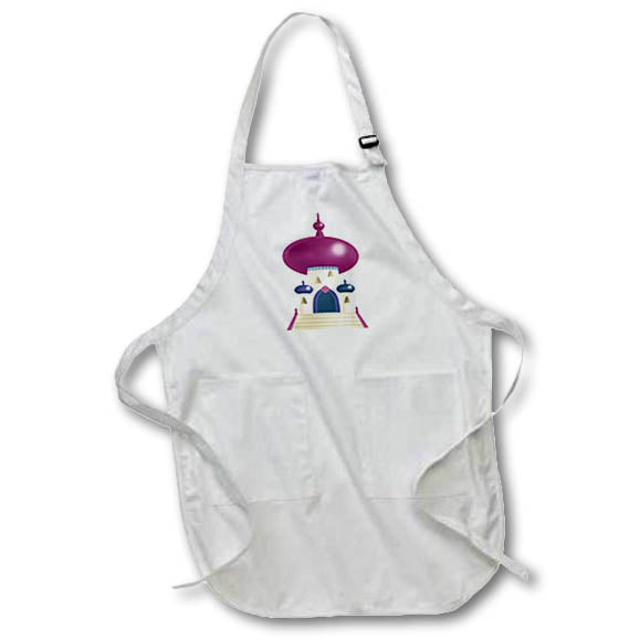 Apron - Cute Arabian Castle Illustration Cute Illustrations