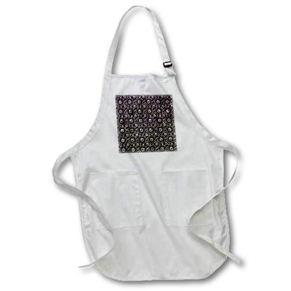 Apron - Modern Pink To Gray Image Of Gradient Whimsical Flower Pattern Patterns