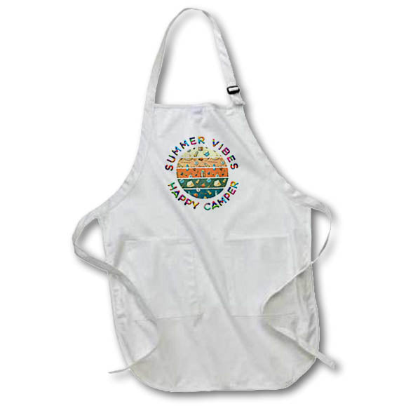 Apron - Summer Vibes Happy Camper. A unique summer holidays gift for you Alexis Design - Happy Camper