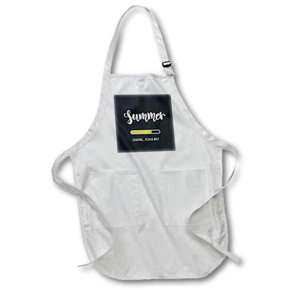 Apron - Image with a text summer please wait s Collection for SUMMER design and ideas