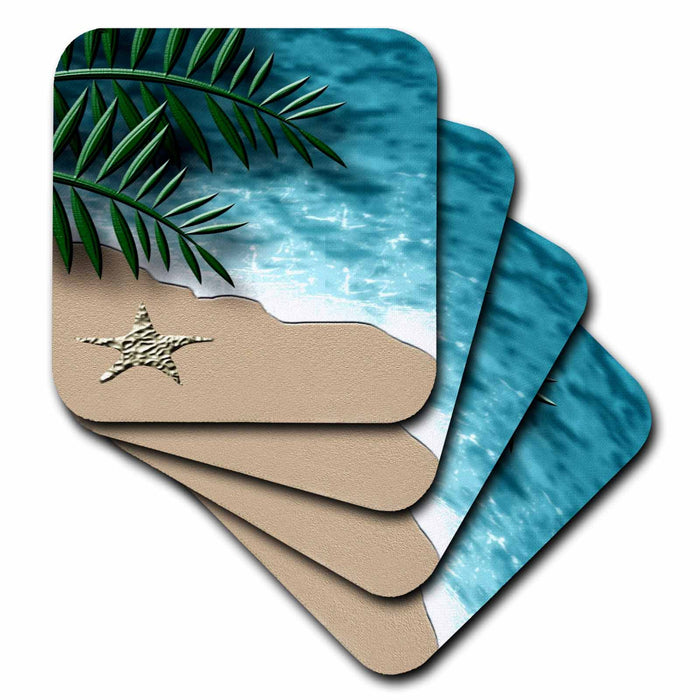 image of set of 8 Ceramic Tile Coasters