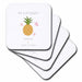 image of set of 4 Ceramic Tile Coasters