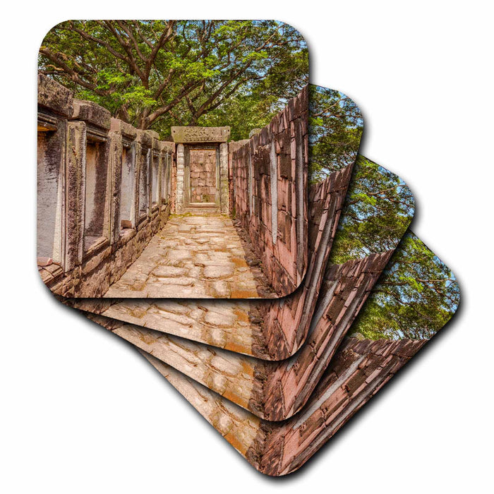 image of set of 8 Ceramic Tile Coasters