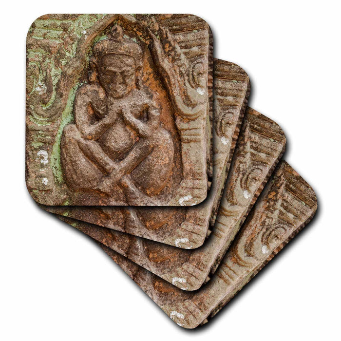 image of set of 4 Ceramic Tile Coasters