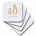 image of set of 4 Ceramic Tile Coasters