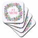 image of set of 4 Ceramic Tile Coasters