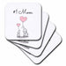 image of set of 8 Ceramic Tile Coasters