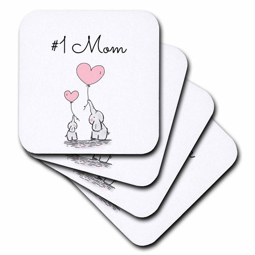 image of set of 4 Coasters - Soft