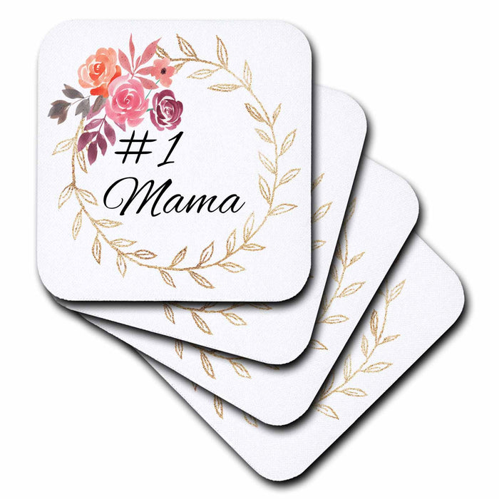 image of set of 8 Ceramic Tile Coasters