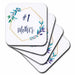 image of set of 8 Ceramic Tile Coasters