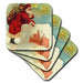 image of set of 4 Ceramic Tile Coasters