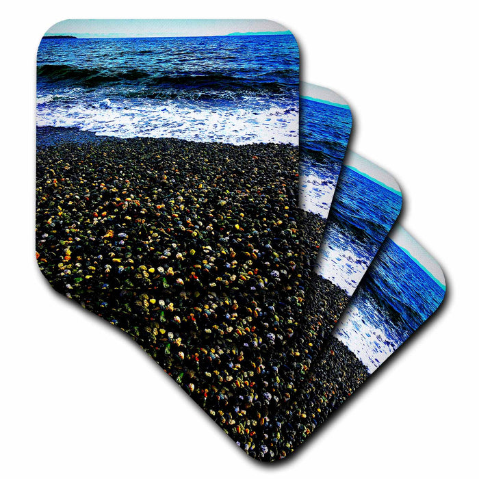 image of set of 8 Ceramic Tile Coasters