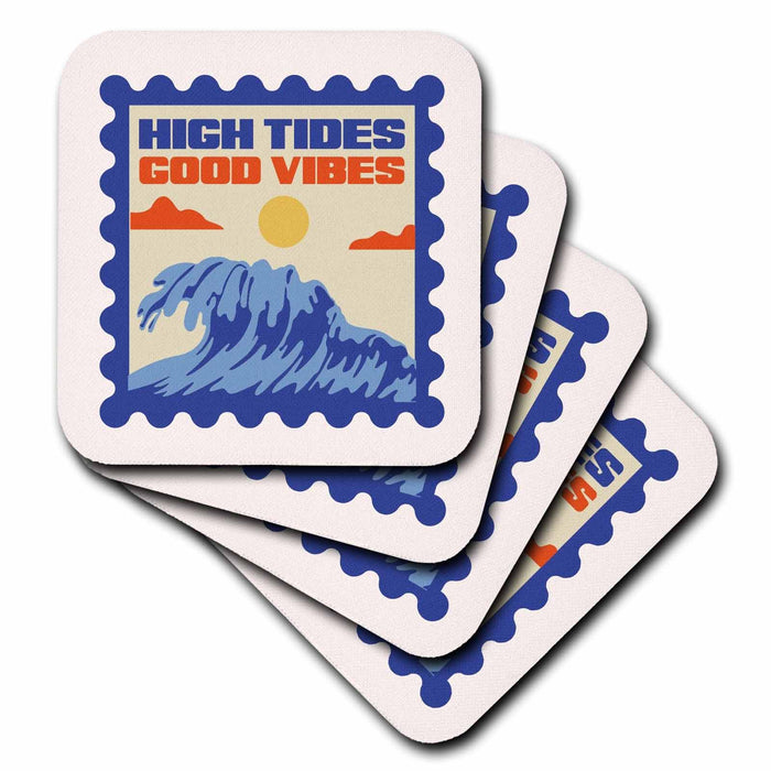 image of set of 8 Ceramic Tile Coasters