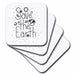 image of set of 8 Ceramic Tile Coasters