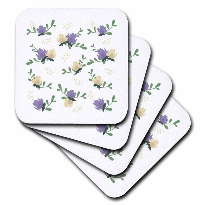 image of set of 4 Ceramic Tile Coasters