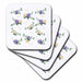 image of set of 4 Ceramic Tile Coasters