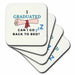 image of set of 8 Ceramic Tile Coasters