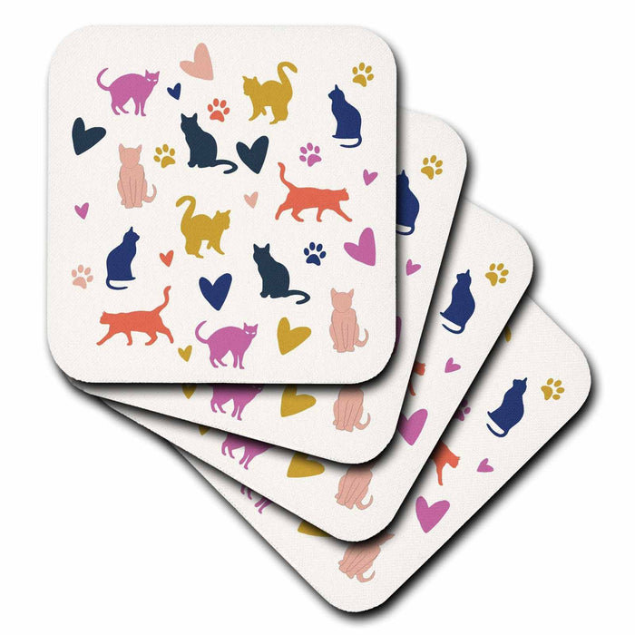 image of set of 8 Ceramic Tile Coasters