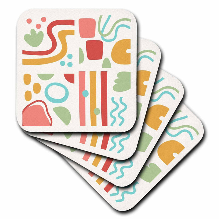 image of set of 8 Ceramic Tile Coasters