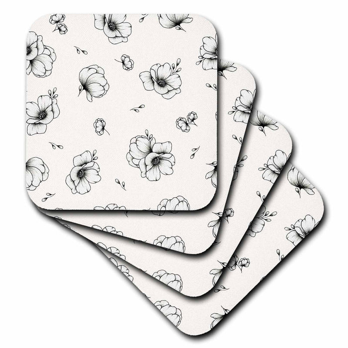 image of set of 8 Ceramic Tile Coasters