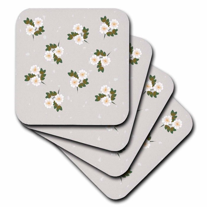 image of set of 4 Ceramic Tile Coasters