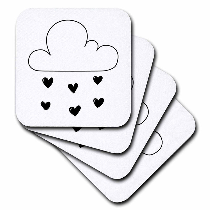 image of set of 4 Ceramic Tile Coasters