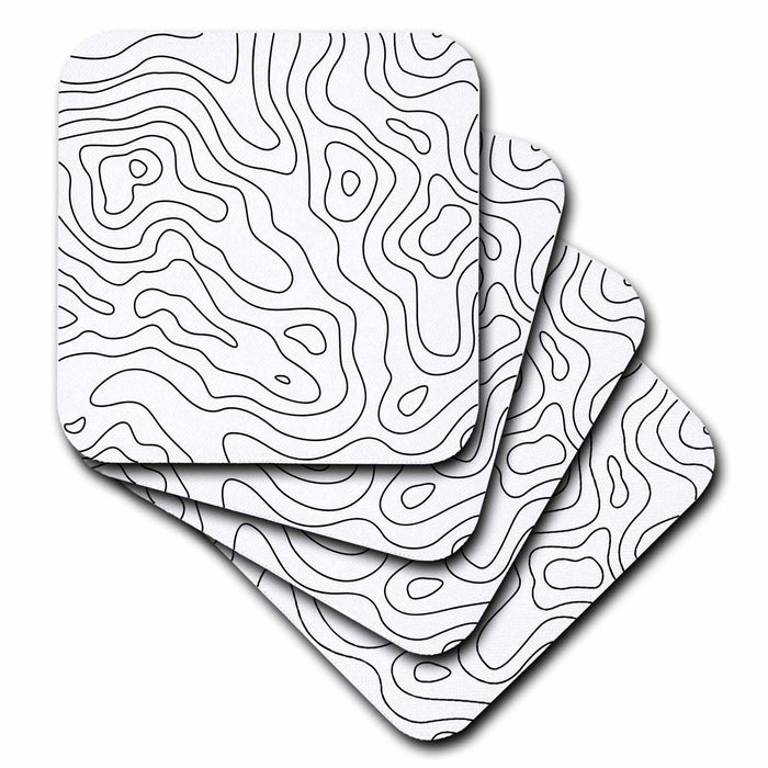 image of set of 4 Ceramic Tile Coasters