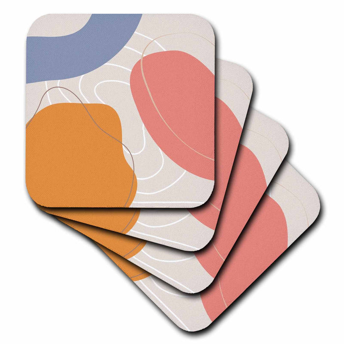 image of set of 8 Ceramic Tile Coasters